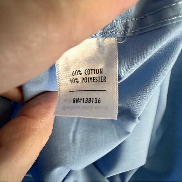 Bespoke Slim Fit LS Shirt Light Blue M15-15.5 32/33 - Picture 5 of 7